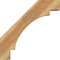 Ekena Millwork 6"W x 24"D x 24"H Merced Rough Sawn Knee Brace, Western Red Cedar BRC06X24X24MRC00RWR - alternate 4
